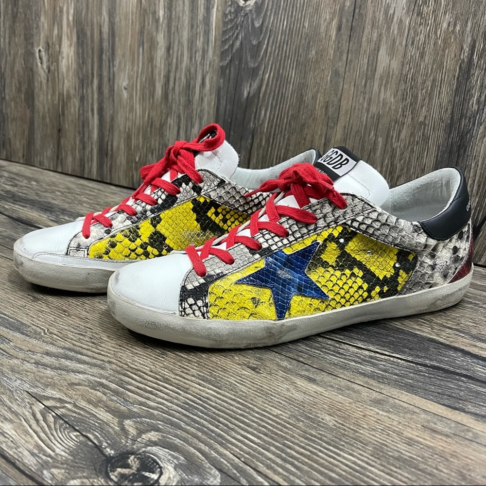 Golden Goose Superstar Sneakers Snake Patchwork - Picture 3 of 11